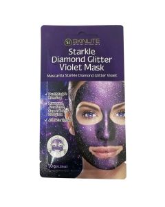 SKINLITE MASK GLITTER VIOLET PEEL OFF 1+1