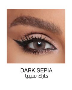 amara colored lens dark sepia monthly