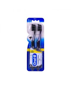 ORAL-B 1+1 CHARCOAL WHITENING THERAPY TOOTH BRUSH
