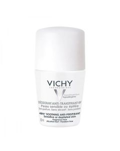 VICHY ROLL-ON DEODORANT 50ML WHITE SILVER