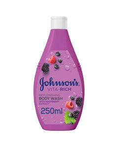 JOHNSON V-R RASPBERRY BODY WASH 250ML