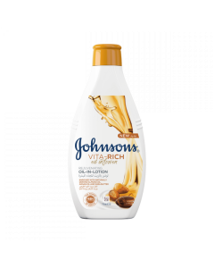 JOHNSONS VITA-RICH ALMOND & ARGAN BODY LOTION 400ML