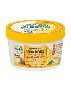 CREAM HAIR 390ML GARNIER ULTRA DOUX HAIR FOOD FOR DRY HAIR 3×1