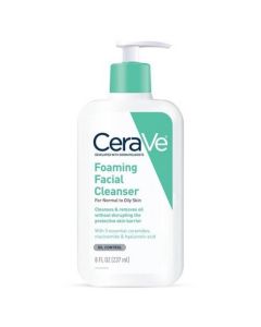 CERAVE FOAMING FACIAL FOR NARMAL TO OILY SKIN CLEANSER 237 ML