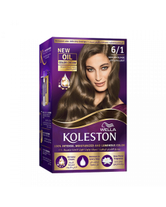 KOLESTON KIT HAIR COLOR 6-1 LIGHT ASH BROWN