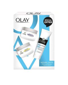 OLAY NATURAL WHITE ALL IN ONE FAIRNESS REGIMEN CREAM PACK