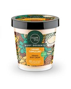 ORGANIC SHOP BODY CREAM WITH CARAMEL AND CAPPUCCINO 450 ML