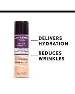 covergirl foundation 30ml simply ageless 3 in 1 liquid golden beige 227