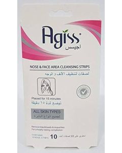 AGISS CE AREA CLEANSING NOSE STRIPS 10 PCS