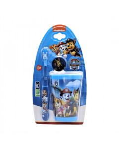 PAW SOFT TOOTHBRUSH FOR KIDS WITH CUP & COVER