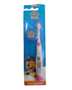 PAW SOFT TOOTHBRUSH FOR KIDS WITH COVER 1 PCS