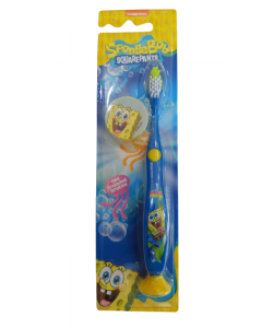 SPONGEBOB SOFT TOOTHBRUSH KIDS WITH COVER & BASE 1 PCS