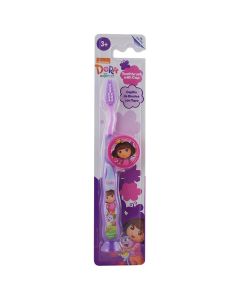 DORA SOFT TOOTHBRUSH KIDS WITH COVER & BASE 1 PCS