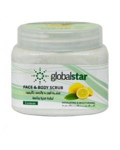 GLOBAL STAR FACE&BODY LEMON SCRUB 500ML