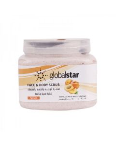 GLOBAL STAR SCRUB 500 ML APRICOT FACE & BODY SCRUB