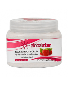 GLOBAL STAR FACE&BODY SCRUB RASPBERRY 500 ML