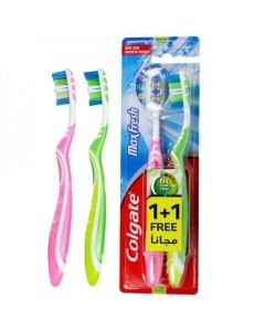 COLGATE MAX FRESH 1+1 FREE MEDIUM TOOTH BRUSH