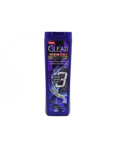 CLEAR FOR MEN 3×1 WITH ACTIVATED CHARCOAL SHAMPOO 400 ML