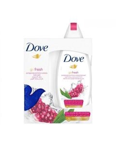 DOVE REVIVING POMEGRANOTE&HIBISCUS TEA BODY WASH 250ML+KIT
