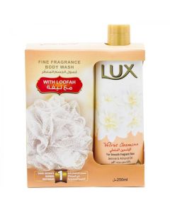 LUX & LOOFAH VELVET JASMINE BODY WASH 250ML