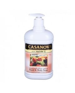 J.CASANOVA HAND&BODY BAKHOOR SOAP 500ML