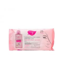 ALARAYS MAKEUP REMOVER WITH ROSE WATER EXTRACT WIPES 25 PCS