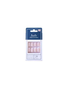 JAZLY NAILS PINK FRENCH OVAL #4