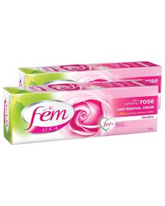 FEM HAIR REMOVAL ROSE 200% 2 PCS CREAM 120GM