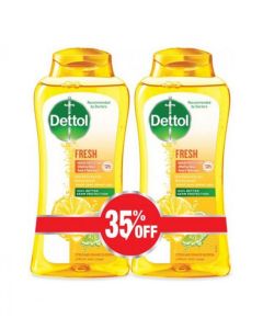 DETTOL FRESH CITRUS &ORANGE BLOSSOM1+1 35% HAND WASH 250ML