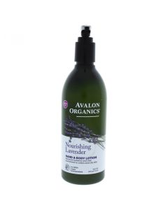 AVALON ORGANICS NOURISHING LAVENDER HAND & BODY LOTION 340G