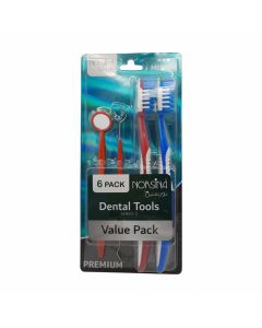 NORCINA DENTAL TOOLS MEDIUM SERIES 3 VALUE PACK 6PCS