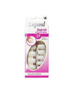 DEPEND NAIL KIT +GLUE NAIL ADHESIVE