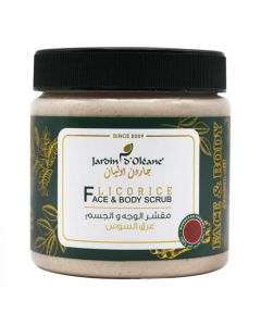 JARDIN OLEANE  LICORICE FACE AND BODY SCRUB 500ML