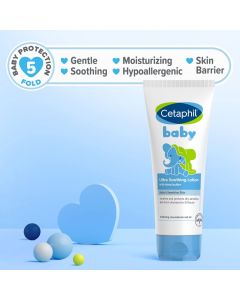 CETAPHIL BABY DIAPER WITH NATURAL CHAMOMILE BODY CREAM 70GM