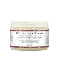 NUBIAN PATCHOULI & BURITI HAND & BODY SCRUB 340GM