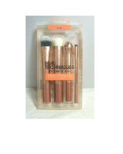 REAL TECHNIQUES SKIN PERFECTING SET 2 BRUSH 1 MIRRORS 01989