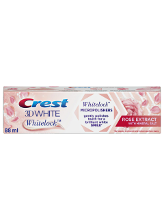 CREST 3D WHITE WHITELOCK MICROPOLISHERS ROSE EXTRACT 88ML
