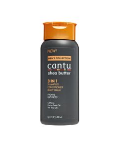 CANTU SHEA BUTTER 3 IN 1 SHAMPOO CONDITIONER BODY WASH 400ML