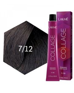 LAKME HAIR COLOR 60 ML PERMANENT 7/12