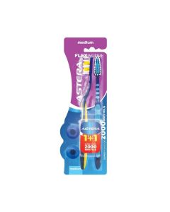 Astera Toothbrush Flex Active 1+1 medium Bristles