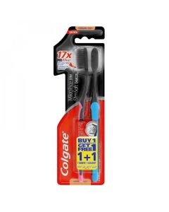 COLGATE SLIM SOFT CHARCOAL 1+1 TOOTH BRUSH