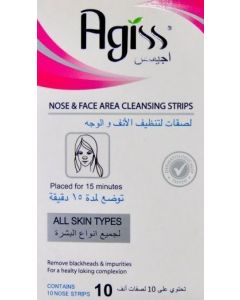 AGISS NOSE STRIPS 10 PCS DEEP CLEANSING PORE