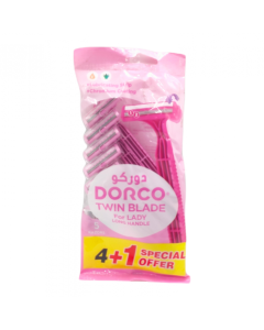 DORCO LONG HANDEL WOMEN SHAVING 4+1