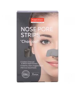 PUREDERM NOSE PORE STRIPS 6 PCS