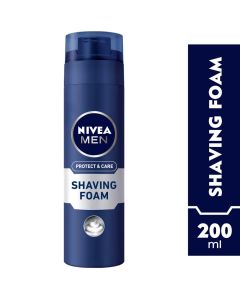 NIVEA SILVER PROTECT SHAVING FOAM 200ML