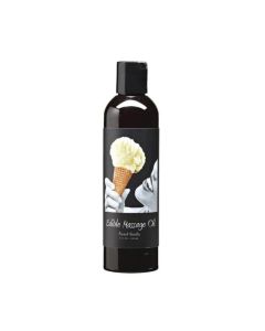 earthly edible body massage oil 237ml vanilla