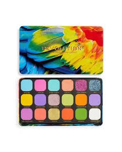 revolution eyeshadow palette flawless birds of paradise