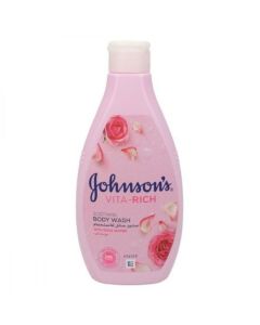 JOHNSON VITA RICH WITH ROSE WATER BODY WASH 400ML