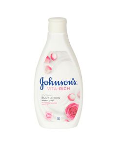 JOHNSONS VITA-RICH ROSE WATER BODY LOTION 400ML