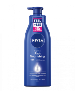 NIVEA NOURISHING WITH ALMOND OIL & VITAM BODY LOTION 400ML
